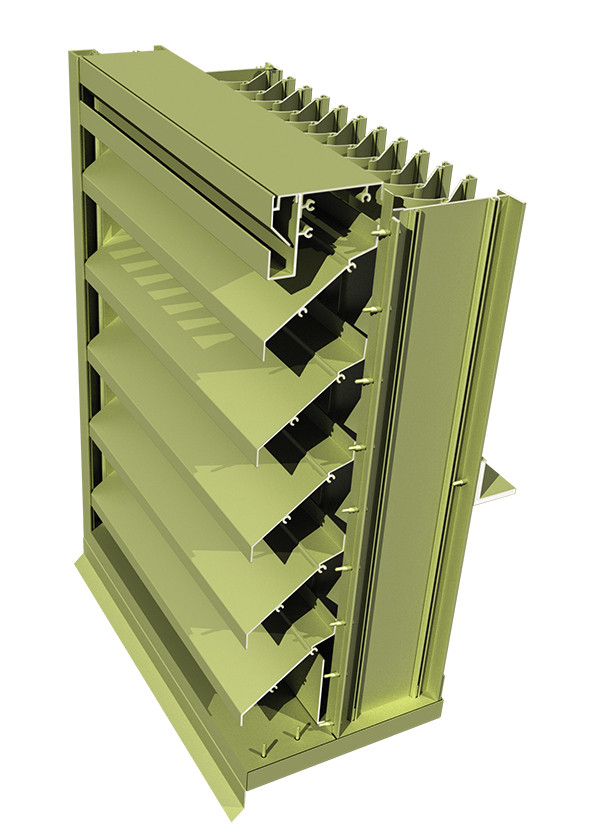 9" Dual-Module Louvers and Penthouses