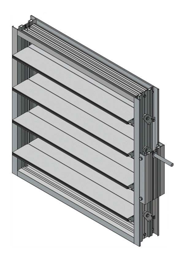 Fully Broken Frame/Blade Air Control Dampers