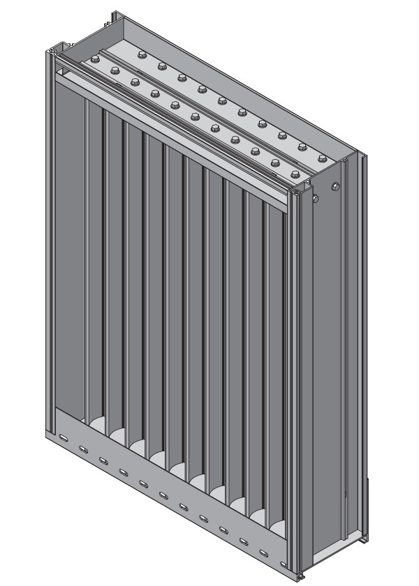 ECV-545 5" Deep - 45 Degree Vertical Blade