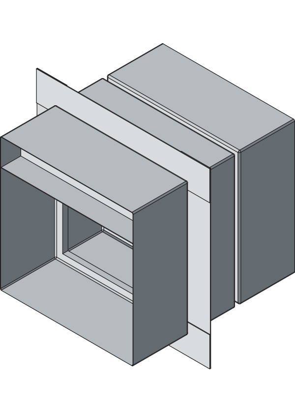 Curtain - Integral Angle Fire - Smoke Dampers