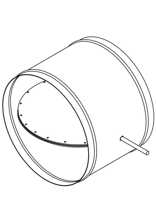 CD-25R Single Round Blade